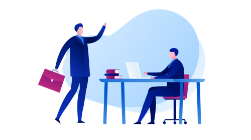 afbeelding uit dienst of stoppen beroepsuitoefening