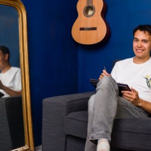 Man met gitaar